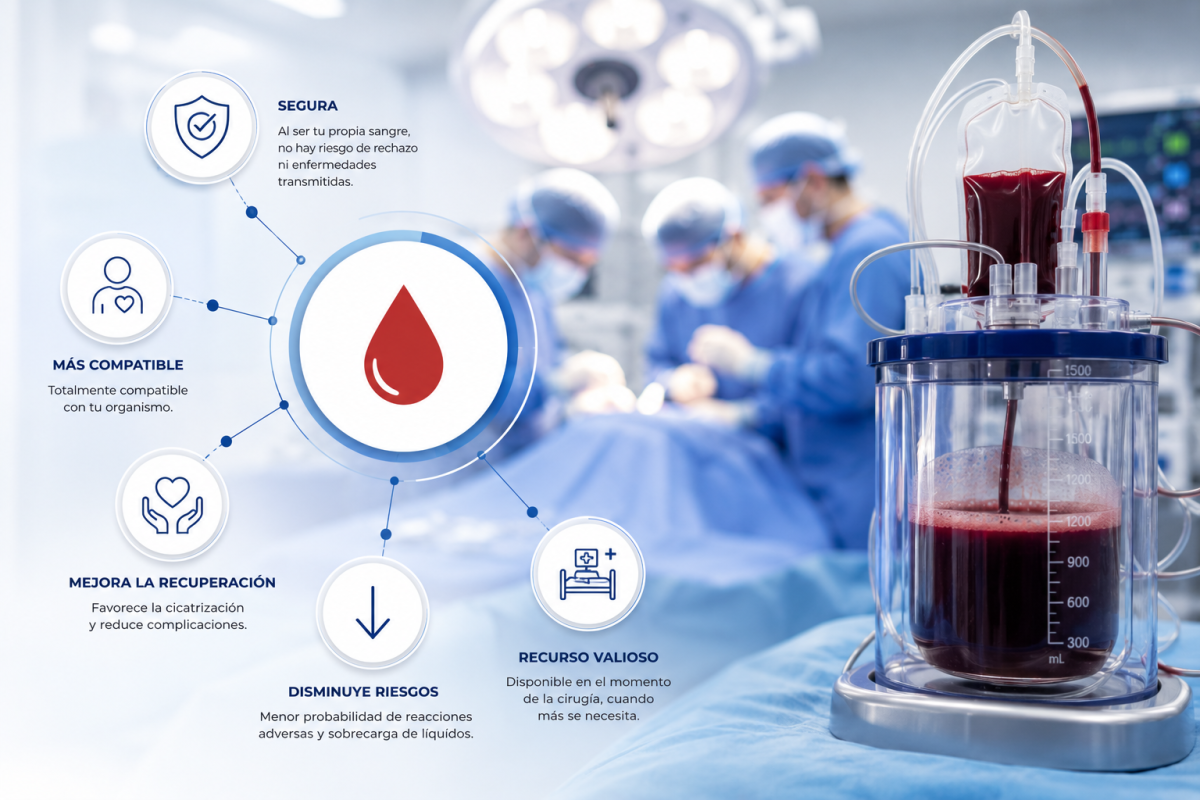 Sangre autóloga y recuperación celular intraoperatoria